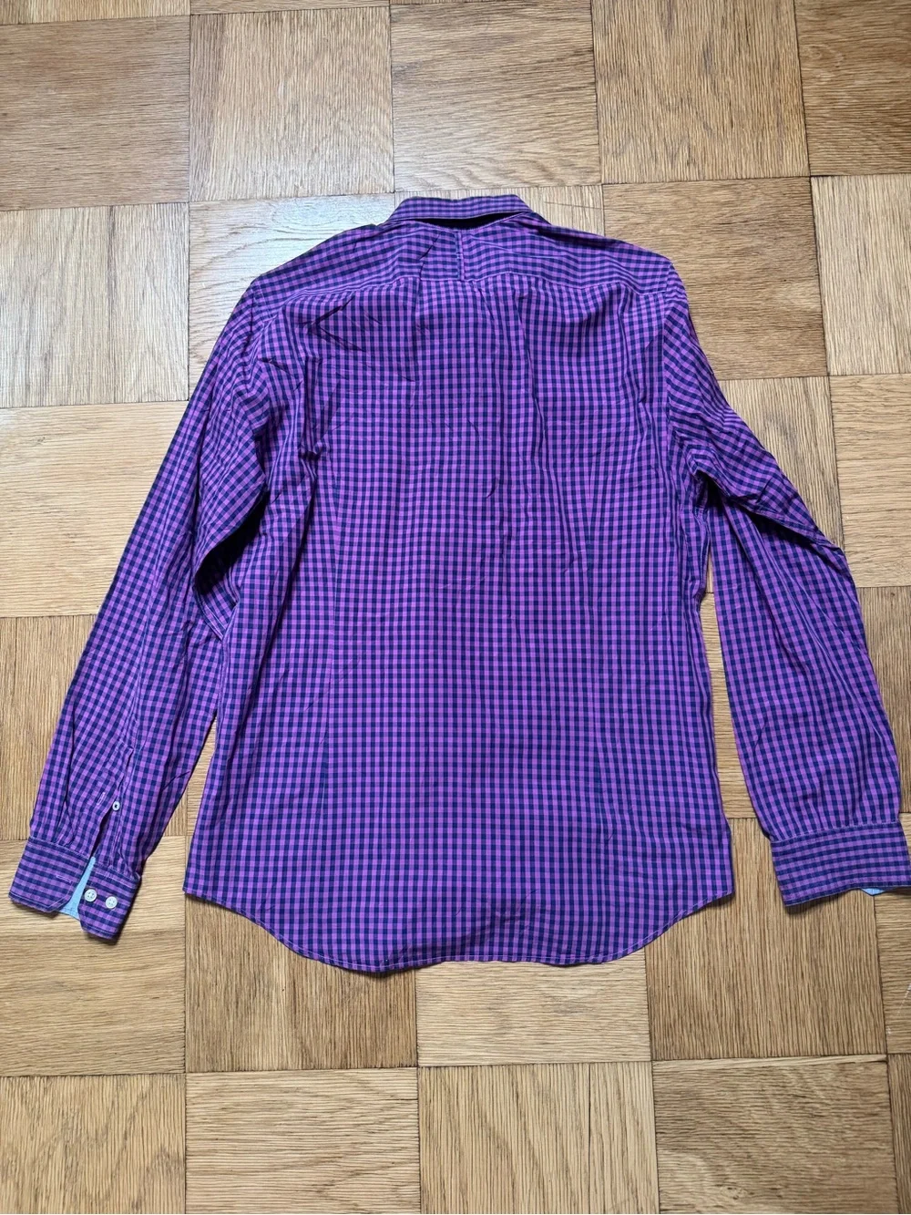 Banana Republic Mens Large Soft Wash Tailored Slim Fit Shirt Button Long Sleeve